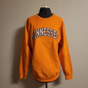 Steve & Barry's Orange "TENNESSEE" Crewnwck Sweatshirt Size Small